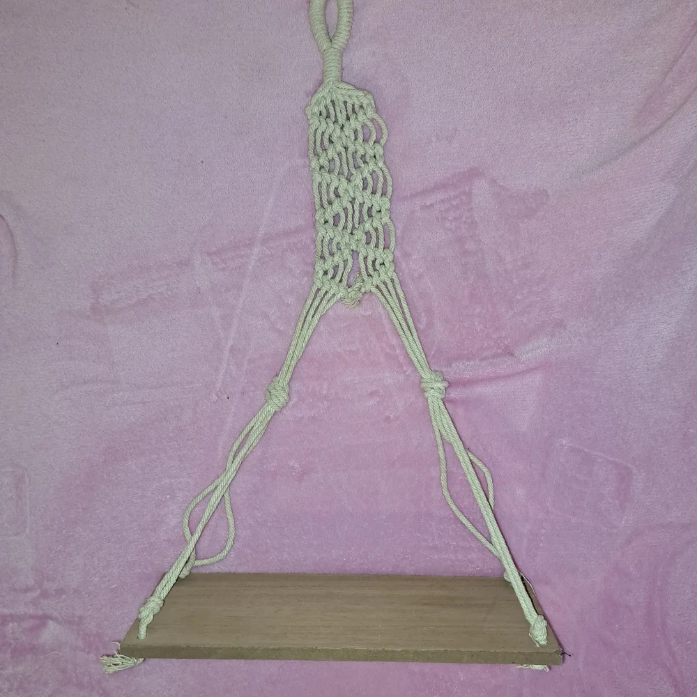 Macrame Hanging Shelf